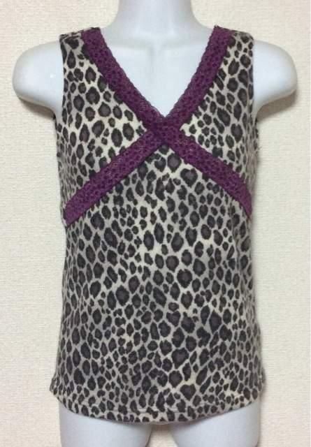 【新品】胸元レース付レオパ柄ノースリカットソー < 女性ファッション  【新品】胸元レース付レオパ柄ノースリカットソー  < 女性ファッションの