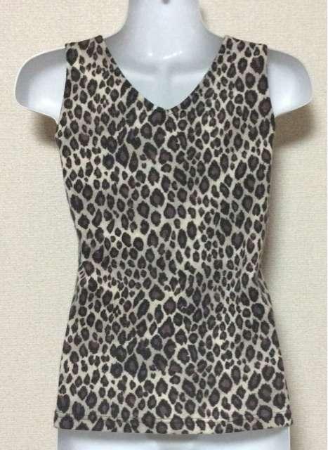 【新品】胸元レース付レオパ柄ノースリカットソー < 女性ファッション  【新品】胸元レース付レオパ柄ノースリカットソー < 女性ファッションの