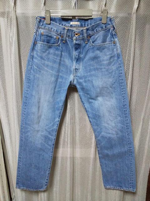 初期 BRUNABOINNE ブルーナボイン フェリシンデニムパンツ ジーンズ 0 XSサイズ used加工 ライトブルー 日本製 < 男性ファッション  初期 BRUNABOINNE ブルーナボイン フェリシンデニムパンツ ジーンズ 0 XSサイズ used加工 ライトブルー 日本製  < 男性ファッションの