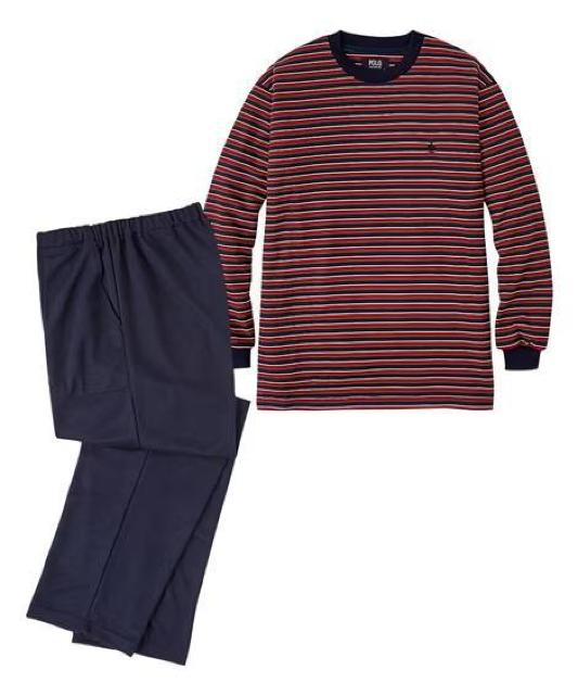 3Lサイズ!高貴紳士的!ブランド品!POLO BCS(ポロビーシーエス)ダンボールボーダー柄長袖and長ズボン!上下セット!新品! < 男性ファッション  3Lサイズ!高貴紳士的!ブランド品!POLO BCS(ポロビーシーエス)ダンボールボーダー柄長袖and長ズボン!上下セット!新品!  < 男性ファッションの