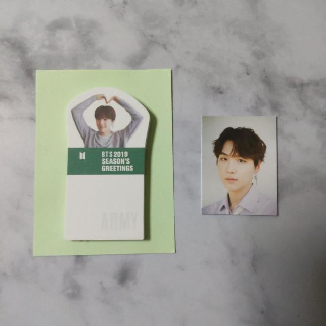 【公式商品】2点★SUGA★BTS 2019 SEASON'S GREETING < タレントグッズ  【公式商品】2点★SUGA★BTS 2019 SEASON'S GREETING < タレントグッズの