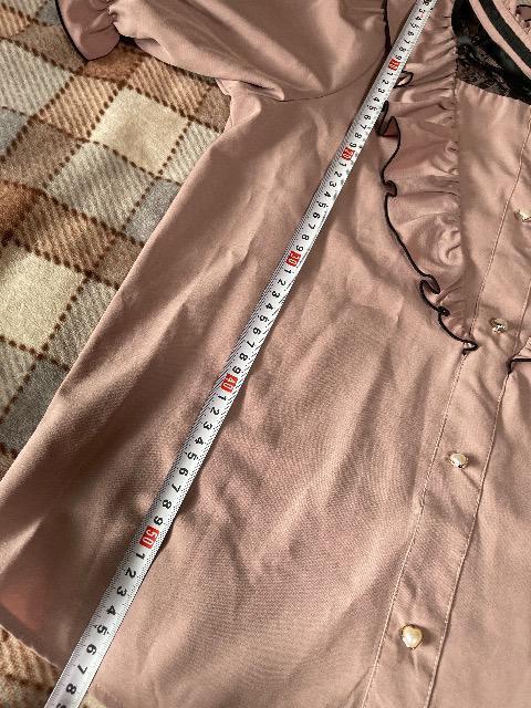 ♯新品♯フリル使い ふわ袖可愛い ブラウス ハートボタン M < 女性ファッション  ♯新品♯フリル使い ふわ袖可愛い ブラウス ハートボタン M < 女性ファッションの