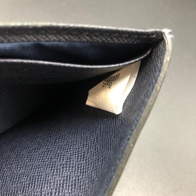 即決 MCM 二つ折り財布 ネイビー < 男性ファッション  即決 MCM 二つ折り財布 ネイビー < 男性ファッションの
