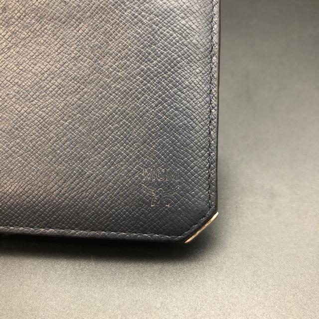 即決 MCM 二つ折り財布 ネイビー < 男性ファッション  即決 MCM 二つ折り財布 ネイビー < 男性ファッションの