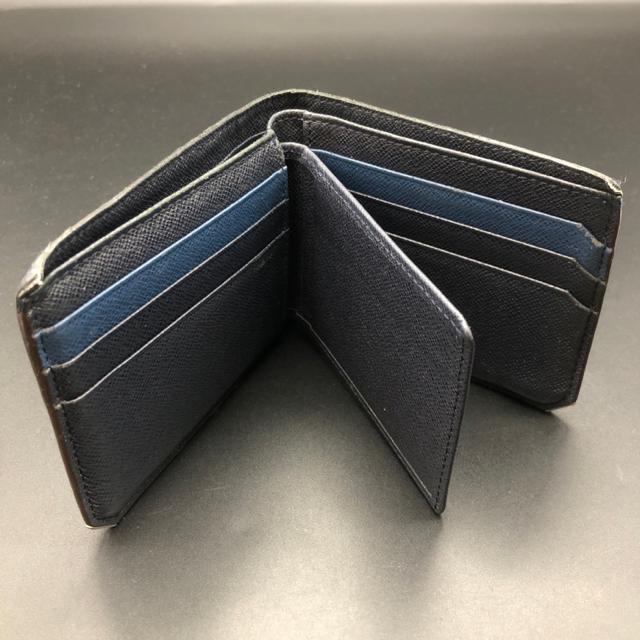 即決 MCM 二つ折り財布 ネイビー < 男性ファッション  即決 MCM 二つ折り財布 ネイビー < 男性ファッションの