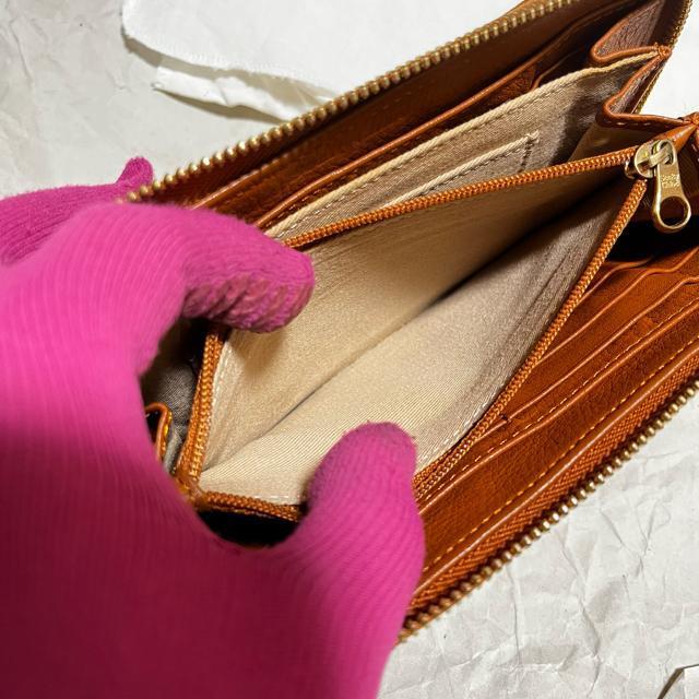 【シーバイクロエ】 リボン / レザー / ラウンドファスナー 長財布 ブラウン < ブランド 【シーバイクロエ】 リボン / レザー / ラウンドファスナー 長財布 ブラウン < ブランドの