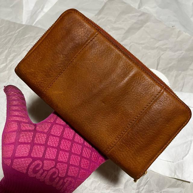 【シーバイクロエ】 リボン / レザー / ラウンドファスナー 長財布 ブラウン < ブランド 【シーバイクロエ】 リボン / レザー / ラウンドファスナー 長財布 ブラウン < ブランドの