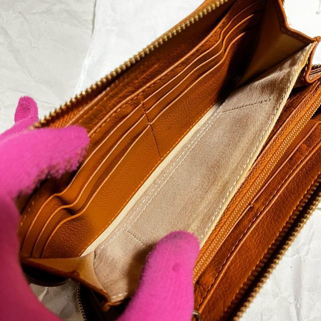 【シーバイクロエ】 リボン / レザー / ラウンドファスナー 長財布 ブラウン < ブランド 【シーバイクロエ】 リボン / レザー / ラウンドファスナー 長財布 ブラウン < ブランドの