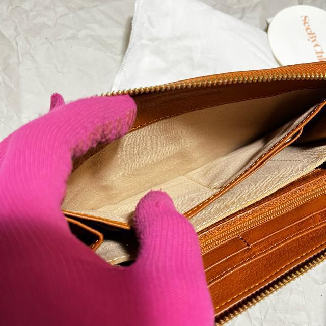 【シーバイクロエ】 リボン / レザー / ラウンドファスナー 長財布 ブラウン < ブランド 【シーバイクロエ】 リボン / レザー / ラウンドファスナー 長財布 ブラウン < ブランドの