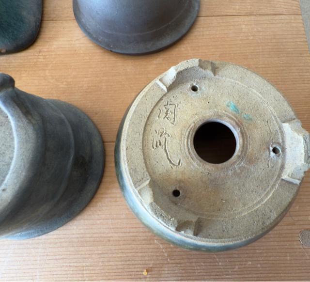 H 盆栽鉢 豆盆栽鉢 山野草鉢 多肉植物鉢 植木鉢 5鉢セット陶器製 落款印あり < ペット/手芸/園芸 H 盆栽鉢 豆盆栽鉢 山野草鉢 多肉植物鉢 植木鉢 5鉢セット陶器製 落款印あり < ペット/手芸/園芸の