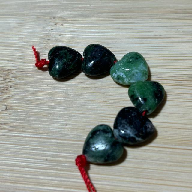 ゾイサイト ハート 約10mm 6個 < ペット/手芸/園芸 ゾイサイト ハート 約10mm 6個 < ペット/手芸/園芸の