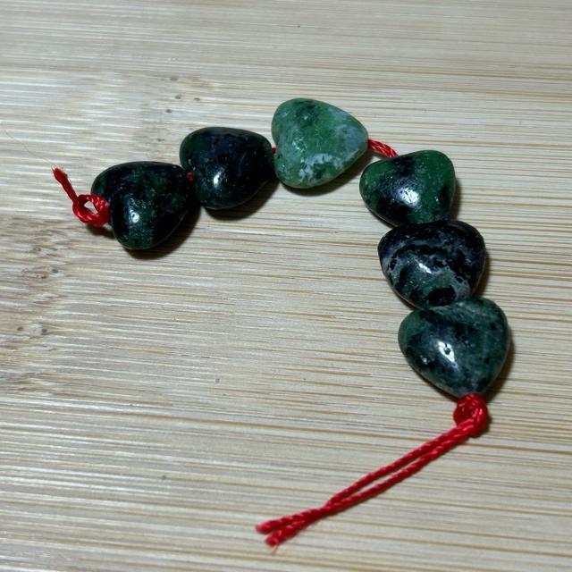 ゾイサイト ハート 約10mm 6個 < ペット/手芸/園芸 ゾイサイト ハート 約10mm 6個 < ペット/手芸/園芸の