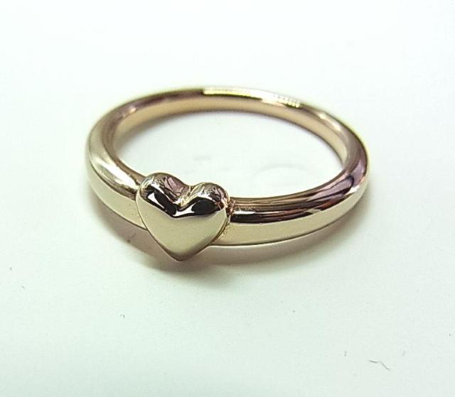 【正規極美】ete(エテ) ハート リング SV925 ミストピンクゴールドコーティング 約9号 < ブランド 【正規極美】ete(エテ) ハート リング SV925 ミストピンクゴールドコーティング 約9号 < ブランドの