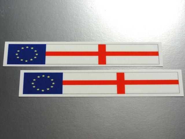 B イングランド国旗バナーステッカー2枚set☆ < 自動車/バイク B イングランド国旗バナーステッカー2枚set☆ < 自動車/バイク