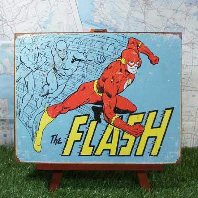 新品【ブリキ看板】The Flash/ザ・フラッシュ アメリカンヒーロー < ホビー  新品【ブリキ看板】The Flash/ザ・フラッシュ アメリカンヒーロー  < ホビーの