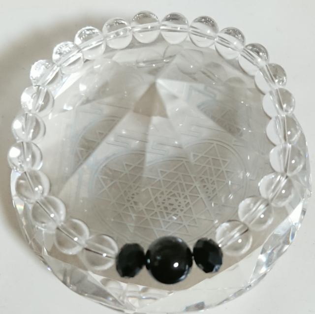 開運(ブラックスピネル&本水晶ブレス)size18p < 男性アクセサリー/時計 開運(ブラックスピネル&本水晶ブレス)size18p < 男性アクセサリー/時計の