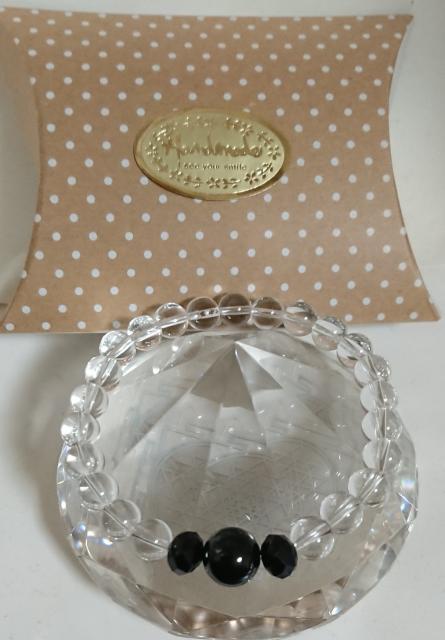 開運(ブラックスピネル&本水晶ブレス)size18p < 男性アクセサリー/時計 開運(ブラックスピネル&本水晶ブレス)size18p < 男性アクセサリー/時計の