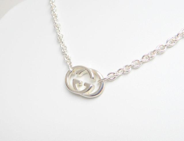 グッチ 25001 ダブルG チェーン ネックレス ペンダント SV925【送料無料】 < ブランド グッチ 25001 ダブルG チェーン ネックレス ペンダント SV925【送料無料】 < ブランドの
