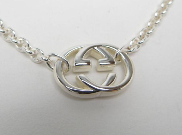 グッチ 25001 ダブルG チェーン ネックレス ペンダント SV925【送料無料】 < ブランド グッチ 25001 ダブルG チェーン ネックレス ペンダント SV925【送料無料】 < ブランドの