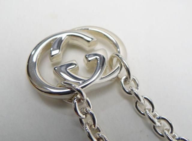 グッチ 25001 ダブルG チェーン ネックレス ペンダント SV925【送料無料】 < ブランド グッチ 25001 ダブルG チェーン ネックレス ペンダント SV925【送料無料】 < ブランドの