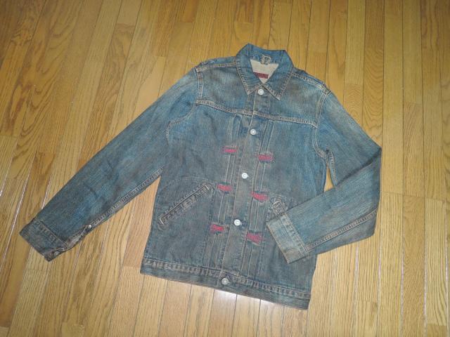 JOHN BULL ジョンブル デニム ジャケット M 染め加工 インディゴ Gジャン < ブランド  JOHN BULL ジョンブル デニム ジャケット M 染め加工 インディゴ Gジャン < ブランドの