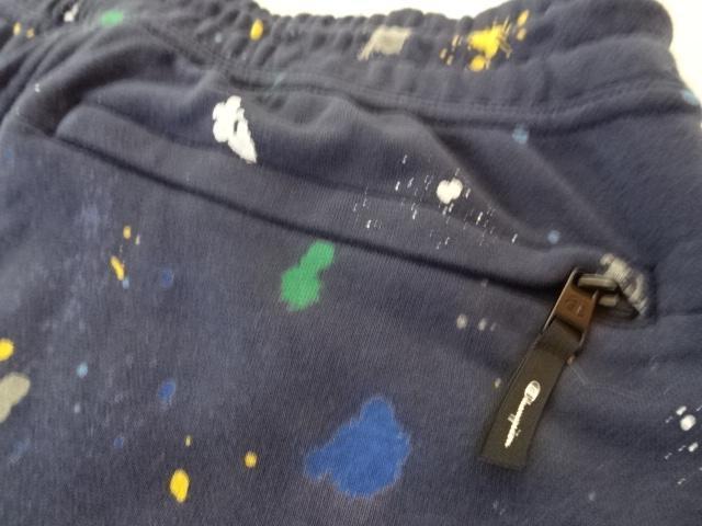 チャンピオン ペイントデザイン スウェットショートパンツUS M ネイビー < ブランド  チャンピオン ペイントデザイン スウェットショートパンツUS M ネイビー < ブランドの