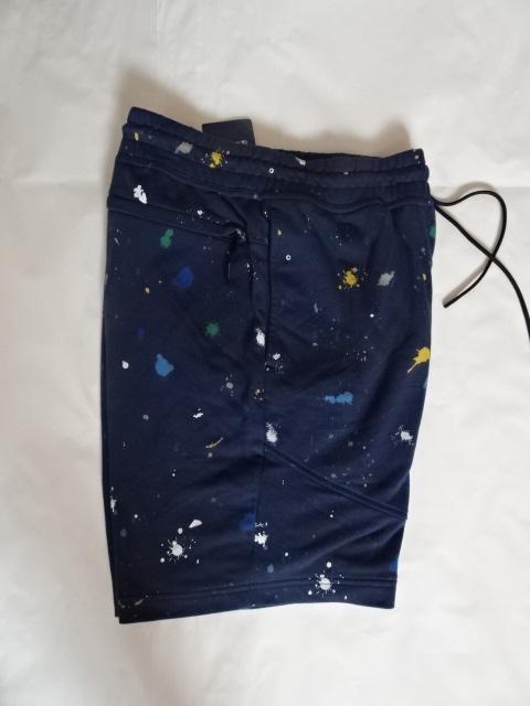 チャンピオン ペイントデザイン スウェットショートパンツUS M ネイビー < ブランド  チャンピオン ペイントデザイン スウェットショートパンツUS M ネイビー < ブランドの