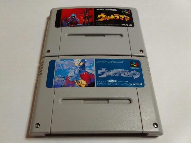 SFC/【5本迄送料180円!!】ウルトラマン+セブン≪匿名らくらく定額便≫〈メンテ済み♪〉【ソフトのみ】↓ご落札価格↓ < ゲーム本体/ソフト  SFC/【5本迄送料180円!!】ウルトラマン+セブン≪匿名らくらく定額便≫〈メンテ済み♪〉【ソフトのみ】↓ご落札価格↓  < ゲーム本体/ソフトの