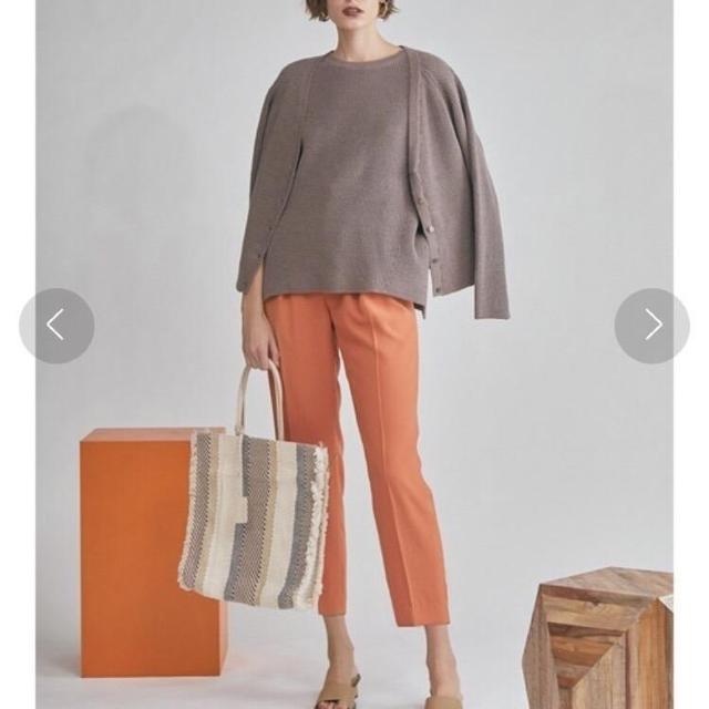 ◆Mila Owen/ミラオーウェン◆2WAYタックテーパードパンツ★オレンジ1*秋コーデ♪美品 < ブランド  ◆Mila Owen/ミラオーウェン◆2WAYタックテーパードパンツ★オレンジ1*秋コーデ♪美品  < ブランドの