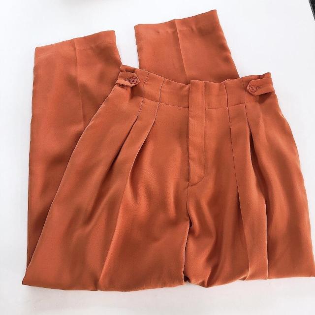 ◆Mila Owen/ミラオーウェン◆2WAYタックテーパードパンツ★オレンジ1*秋コーデ♪美品 < ブランド  ◆Mila Owen/ミラオーウェン◆2WAYタックテーパードパンツ★オレンジ1*秋コーデ♪美品 < ブランドの