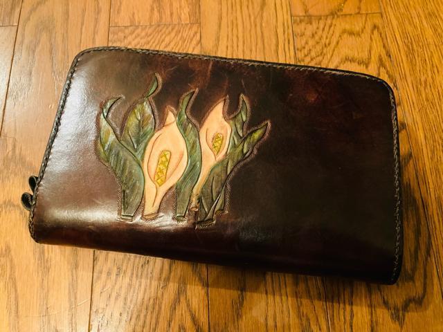 財布 ウォレット ダブルラウンドファスナー カービング 水芭蕉 ビンテージ メンズ レディース 大容量 < 男性ファッション  財布 ウォレット ダブルラウンドファスナー カービング 水芭蕉 ビンテージ メンズ レディース 大容量 < 男性ファッションの