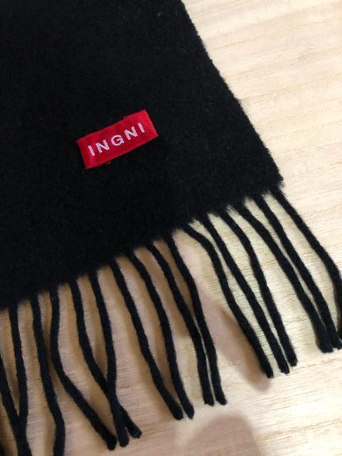 INGNI イング カシミヤ30% 毛70%  暖かいマフラー ストール 黒 < ブランド  INGNI イング カシミヤ30% 毛70%  暖かいマフラー ストール 黒 < ブランドの