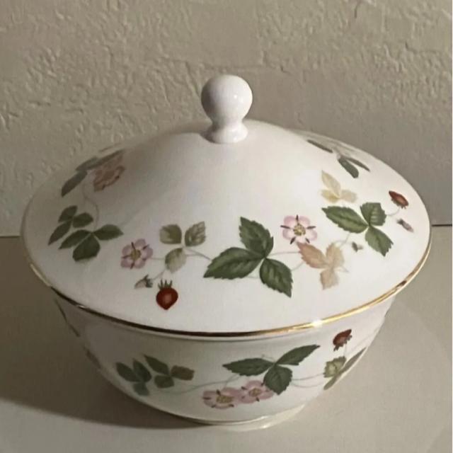 希少 ウェッジウッド WEDGWOOD) ワイルドストロベリー 蓋付きライスボウル カバードライスボウル 1客 ウェッジウッド < インテリア/ライフ 希少 ウェッジウッド WEDGWOOD) ワイルドストロベリー 蓋付きライスボウル カバードライスボウル 1客 ウェッジウッド < インテリア/ライフの