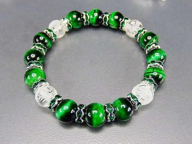 グリーンタイガーアイ水晶四神手彫り10mm豪華ロンデル天然石ブレスレット < 女性アクセサリー/時計 グリーンタイガーアイ水晶四神手彫り10mm豪華ロンデル天然石ブレスレット < 女性アクセサリー/時計の