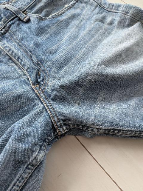 Levi's ■リーバイス 505 加工 デニムパンツ ジーンズ ストレート 太めながらも綺麗めライン柔らかめ生地/綿100% < ブランド Levi's ■リーバイス 505 加工 デニムパンツ ジーンズ ストレート 太めながらも綺麗めライン柔らかめ生地/綿100% < ブランドの