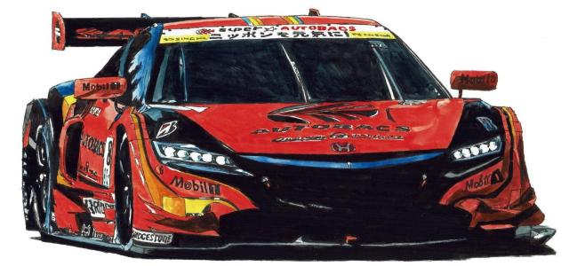 NC-359 ARTA NSX GT 限定版画 直筆サイン額装●作家平右ヱ門 < 自動車/バイク NC-359 ARTA NSX GT 限定版画 直筆サイン額装●作家平右ヱ門 < 自動車/バイク