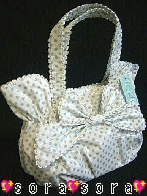 Scawaii.イケメグ愛用♪リボンドットトートバッグ < 女性ファッション Scawaii.イケメグ愛用♪リボンドットトートバッグ < 女性ファッションの