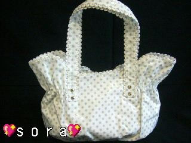Scawaii.イケメグ愛用♪リボンドットトートバッグ < 女性ファッション Scawaii.イケメグ愛用♪リボンドットトートバッグ < 女性ファッションの