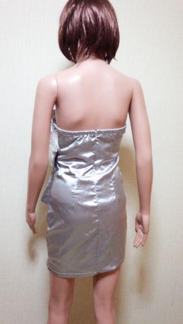 新品タグ付☆光沢デカリボン×ビジュ盛りAの綺麗な異素材ドレスD165☆3点で即落 < 女性ファッション  新品タグ付☆光沢デカリボン×ビジュ盛りAの綺麗な異素材ドレスD165☆3点で即落 < 女性ファッションの