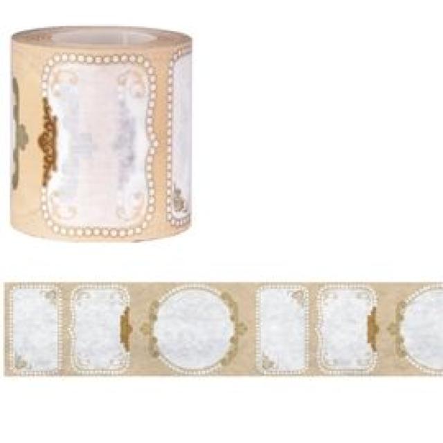 台湾文具Funtapeマスキングテープパールフレームメモ5cm幅10M < インテリア/ライフ  台湾文具Funtapeマスキングテープパールフレームメモ5cm幅10M  < インテリア/ライフの