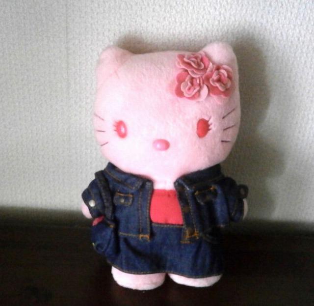 ★キティ ピンク ぬいぐるみ 中古品 < おもちゃ  ★キティ ピンク ぬいぐるみ 中古品  < おもちゃの