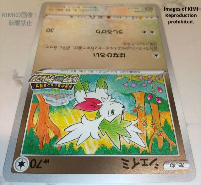 シェイミ S-P ポケモンカード パラダイムトリガー レアリティS-P 限定カード HP 70 はなひろい  うしろげり < トレーディングカード  シェイミ S-P ポケモンカード パラダイムトリガー レアリティS-P 限定カード HP 70 はなひろい  うしろげり < トレーディングカードの