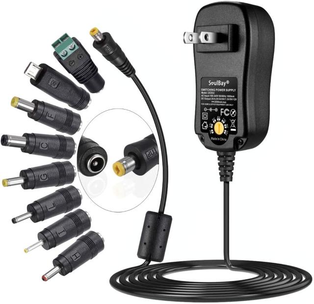 ユニバーサルAC DCアダプタ3V〜12V家電およびUSB充電用 < PC本体/周辺機器  ユニバーサルAC DCアダプタ3V〜12V家電およびUSB充電用  < PC本体/周辺機器の