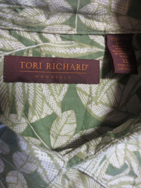 TORI RICHARD  トリ リチャード 綿 半袖 シャツ XL < 男性ファッション  TORI RICHARD  トリ リチャード 綿 半袖 シャツ XL < 男性ファッションの