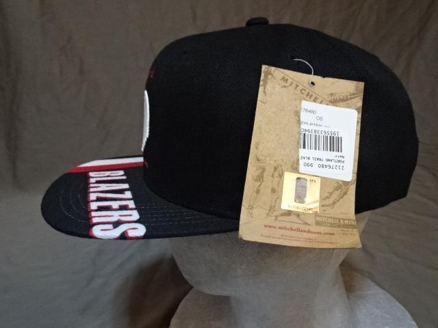 【Mitchell & Ness】社製  NBAブレイザーズ  ロゴキャップ BK < 男性ファッション  【Mitchell & Ness】社製  NBAブレイザーズ  ロゴキャップ BK < 男性ファッションの