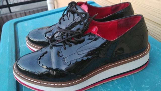 ZARA woman  エナメルシューズ  サイズ38  24cm < ブランド  ZARA woman  エナメルシューズ  サイズ38  24cm < ブランドの