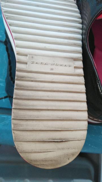 ZARA woman  エナメルシューズ  サイズ38  24cm < ブランド  ZARA woman  エナメルシューズ  サイズ38  24cm < ブランドの
