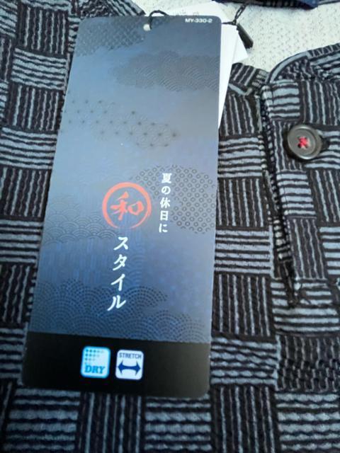 Mサイズ!高貴紳士的!和スタイル!ソフトワッフル素材!DRY!ストレッチ!和がかっこいい!半袖Tシャツ!これ!一枚でキマル! < 男性ファッション  Mサイズ!高貴紳士的!和スタイル!ソフトワッフル素材!DRY!ストレッチ!和がかっこいい!半袖Tシャツ!これ!一枚でキマル! < 男性ファッションの