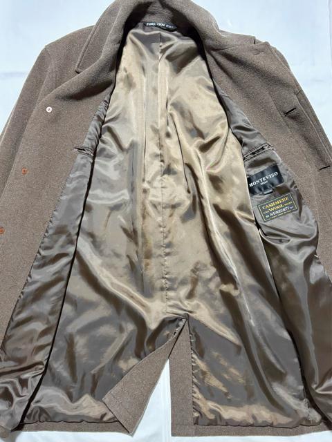 MONTEVISO イタリア FABRIC MADE IN ITALY カシミヤ 起毛 ウール コート M 冬 ビジネスフォーマル < 男性ファッション  MONTEVISO イタリア FABRIC MADE IN ITALY カシミヤ 起毛 ウール コート M 冬 ビジネスフォーマル < 男性ファッションの