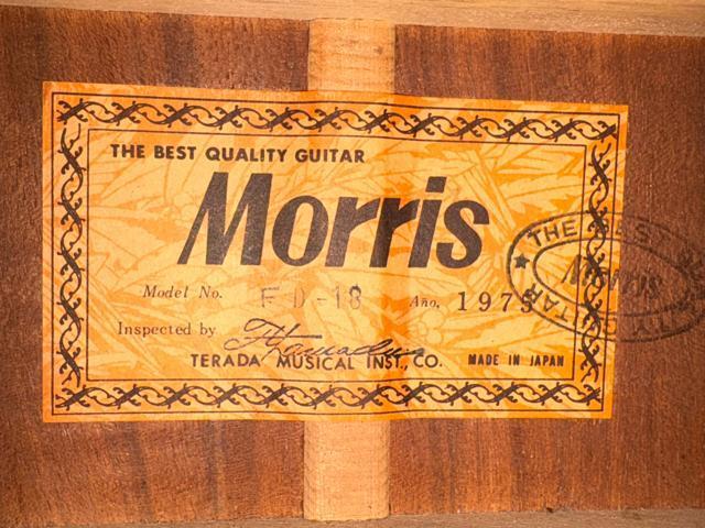 Morris アコースティックギター FD-18 1975年 1932-04-1 < ホビー Morris アコースティックギター FD-18 1975年 1932-04-1 < ホビーの